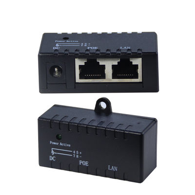 Active PoE Injector-48V Power Over Ethernet Adapter IEEE 802.3af/at Compatible avec les appareils photo IP, les points d'accès sans fil, les téléphones VoIP