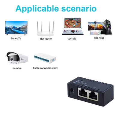 Active PoE Injector-48V Power Over Ethernet Adapter IEEE 802.3af/at Compatible avec les appareils photo IP, les points d'accès sans fil, les téléphones VoIP