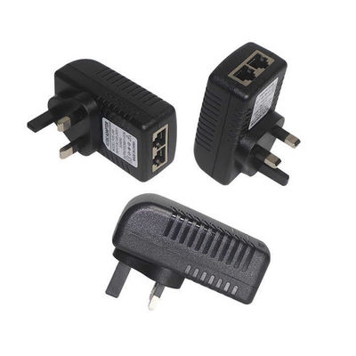 Royaume-Uni Adaptateur d'injecteur PoE -48V alimentation active sur Ethernet pour caméra IP, point d'accès sans fil, téléphone VoIP
