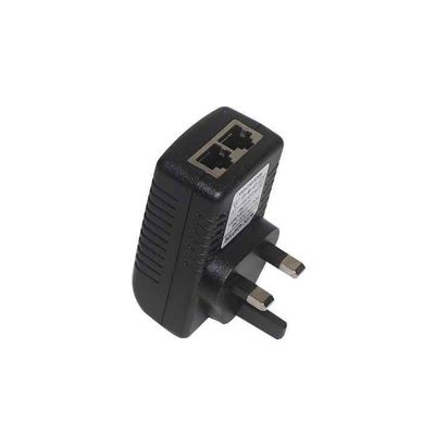 Royaume-Uni Adaptateur d'injecteur PoE -48V alimentation active sur Ethernet pour caméra IP, point d'accès sans fil, téléphone VoIP
