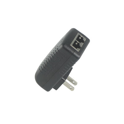 Adaptateur d'injecteur PoE US Plug - 48V d'alimentation active sur Ethernet IEEE 802.3af/at pour les caméras IP, les points d'accès sans fil, les téléphones VoIP