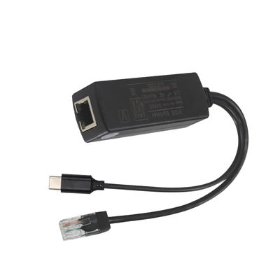 Répartiteur PoE avec sortie USB-C - Convertisseur Power over Ethernet 48V vers 5V/9V/12V pour tablette, téléphone, Raspberry Pi, appareils USB-C