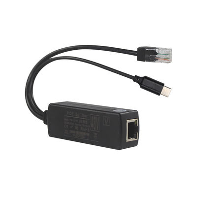 Répartiteur PoE avec sortie USB-C - Convertisseur Power over Ethernet 48V vers 5V/9V/12V pour tablette, téléphone, Raspberry Pi, appareils USB-C