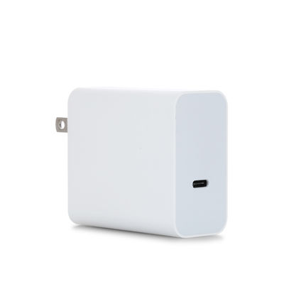 Chargeur mural USB-C US Plug de 60 W 2 broches Adaptateur de charge rapide compact pour ordinateur portable, téléphone, tablette, utilisation en voyage (entrée de 240 V)
