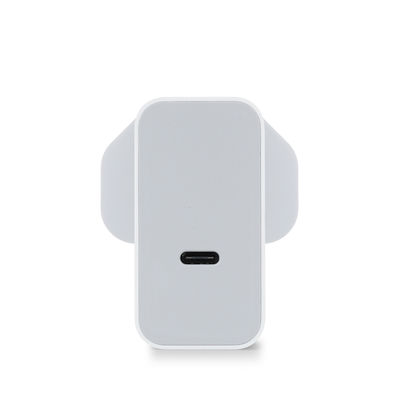 Chargeur mural USB-C 2 broches UK, adaptateur secteur 60W à sortie haute vitesse pour ordinateur portable/tablette/téléphone