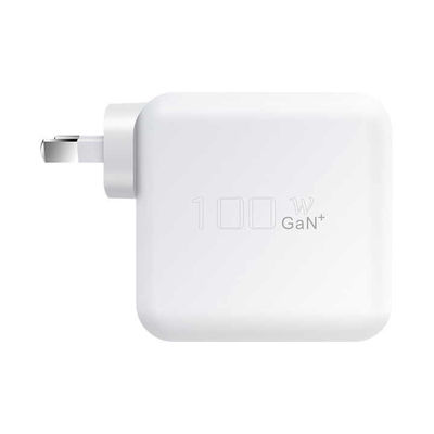 Chargeur murale USB-C à 2 broches AU, adaptateur d'alimentation de type C à sortie haute vitesse de 100 W pour ordinateur portable, tablette, appareil mobile