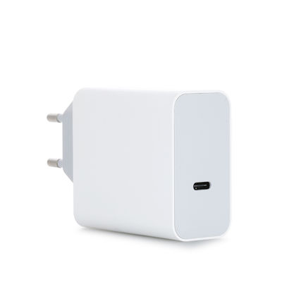 Chargeur mural USB-C EU à 2 broches, adaptateur secteur Type-C 60W haute vitesse pour ordinateur portable, tablette et smartphone