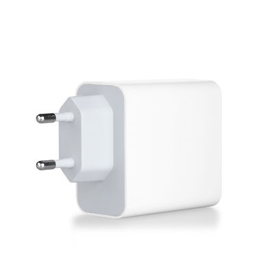 Chargeur mural USB-C EU à 2 broches, adaptateur secteur Type-C 60W haute vitesse pour ordinateur portable, tablette et smartphone