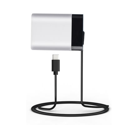 Adaptateur secteur USB-C 60W avec câble fixe, chargeur mural Type-C haute vitesse pour ordinateur portable, tablette et smartphone