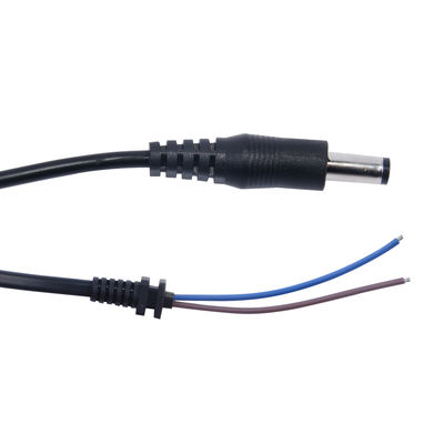 Cable à queue de porc à fil en fer blanc 5.5x2.1 mm pour alimentation électrique 12 V
