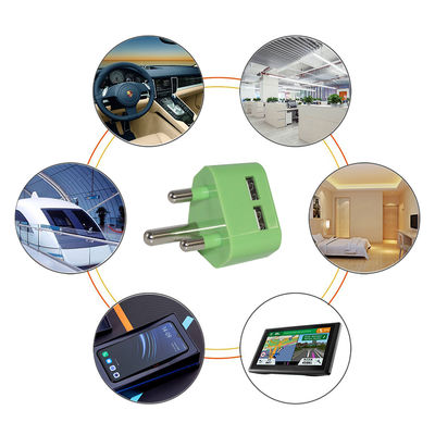 Chargeur mural à double prise USB-A 5V 2,4A pour appareils mobiles