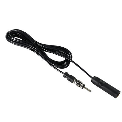 Cable d'extension de l'antenne de voiture DIN mâle à femelle pour stéréo AM FM