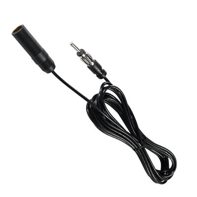 Cable d'extension de l'antenne de voiture DIN mâle à femelle pour stéréo AM FM