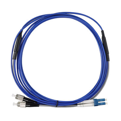 Câble de raccordement fibre optique duplex OM3 LC vers ST 50/125μm