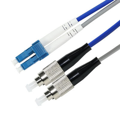 Câble de raccordement fibre optique duplex OM3 LC vers ST 50/125μm