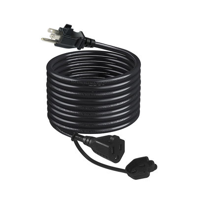 NEMA 5-15P au câble d'extension de sortie avec clip 14AWG