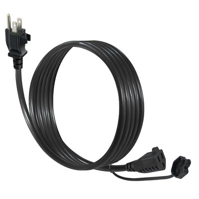 NEMA 5-15P au câble d'extension de sortie avec clip 14AWG