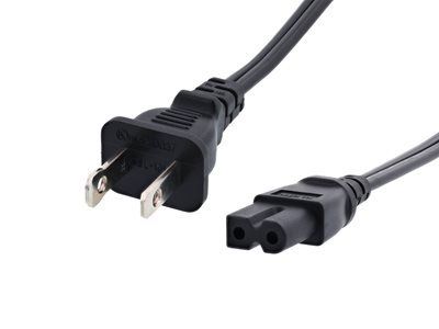 Cordon d'alimentation pour ordinateur portable C7 standard de 6 pieds polarisé pour un fonctionnement en douceur
