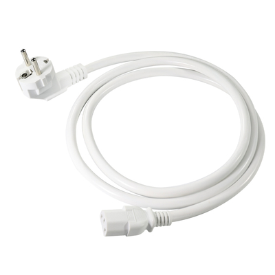EU 3-Pin Plug to IEC C13 Power Cord - câble électrique européen pour ordinateur, moniteur, imprimante, adaptateur, 250V 10A