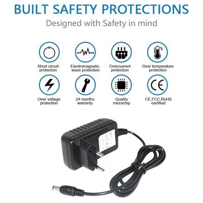 Adaptateur d'alimentation UE 5V 2A avec prise CC de 2,1 mm