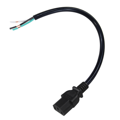 IEC C13 à câble d'alimentation 10A 250V à fil détaché pour PDU serveur