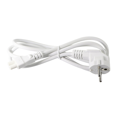 Cordon d'alimentation EU Plug vers IEC C5 - Câble AC européen à 2 broches pour adaptateur d'ordinateur portable, ordinateur portable, projecteur, connecteur trèfle 2,5A 250V