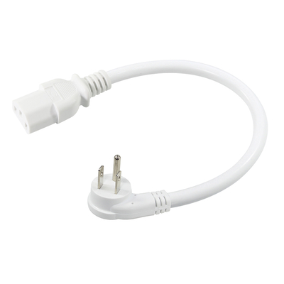 NEMA 5-15P à C13 câble d'alimentation à 3 branches US branche à IEC C13 câble AC pour moniteur, serveur, PDU, 10A 125V