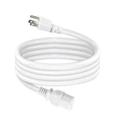 NEMA 5-15P à C13 câble d'alimentation à 3 branches US branche à IEC C13 câble AC pour moniteur, serveur, PDU, 10A 125V