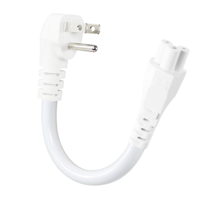 Cordon d'alimentation NEMA 5-15P vers IEC C5 Trèfle - Câble CA US à 3 broches pour adaptateur d'ordinateur portable, ordinateur portable, imprimante, 125V 10A