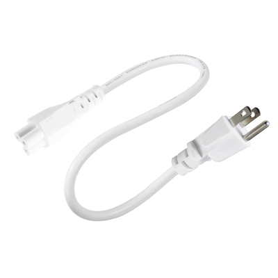Cordon d'alimentation NEMA 5-15P vers IEC C5 Trèfle - Câble CA US à 3 broches pour adaptateur d'ordinateur portable, ordinateur portable, imprimante, 125V 10A