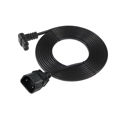 Cable d'alimentation pour petits appareils à angle droit de C7 à C18