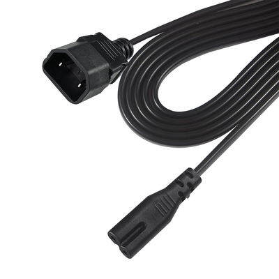 Cable d'alimentation pour petits appareils à angle droit de C7 à C18