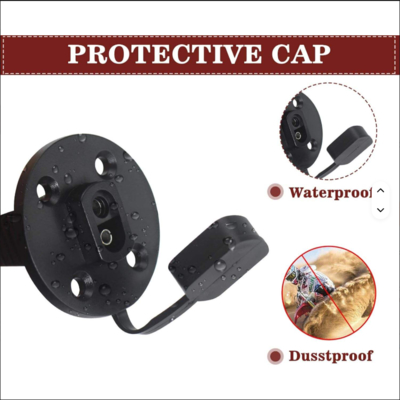 Prise latérale SAE avec capuchon anti-poussière et vis de montage, connecteur pour panneau, pour solaire, moto, recharge de batterie