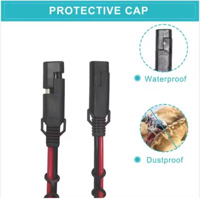 Câble séparateur d'alimentation SAE 1 vers 3 pour panneaux solaires et chargeurs de batterie