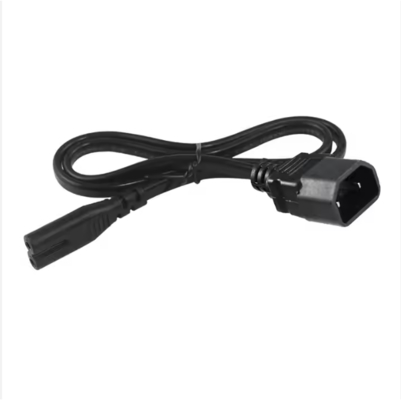 Cable d'alimentation C7 à C18 à angle droit, câble d'alimentation IEC 60320, de la femelle à la femelle, 10A 250V, VDE homologué