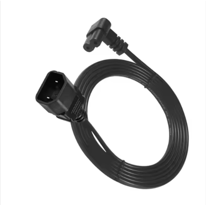 Cable d'alimentation C7 à C18 à angle droit, câble d'alimentation IEC 60320, de la femelle à la femelle, 10A 250V, VDE homologué