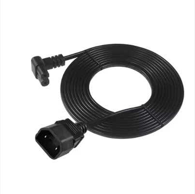 Cable d'alimentation C7 à C18 à angle droit, câble d'alimentation IEC 60320, de la femelle à la femelle, 10A 250V, VDE homologué