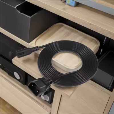 Angle droit C7 à C18 câble d'alimentation Femme à Femme 10A 250V