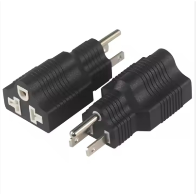 NEMA 5-15P à 5-15R Adaptateur de prise à angle droit 15A 125V