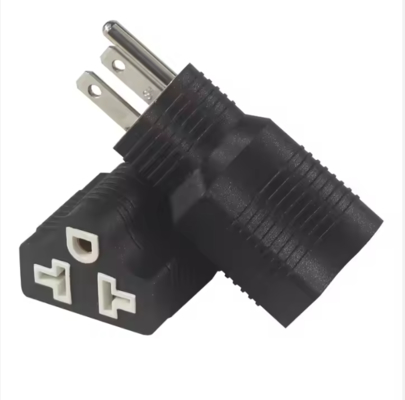 NEMA 5-15P à 5-15R Adaptateur de prise à angle droit 15A 125V