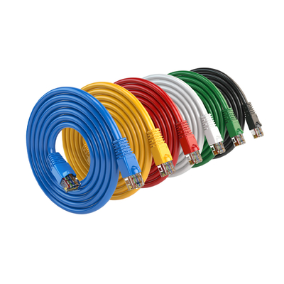 Câble LAN Cat6 UTP de 10 pieds, 24AWG, cuivre nu, connecteur RJ45