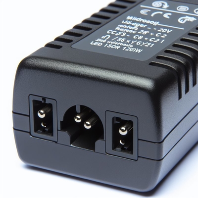 Adaptateur secteur de bureau 120W 100-240V AC avec entrée C14 C8 C6