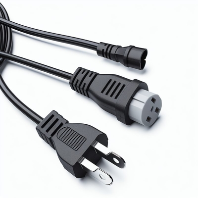 NEMA 5-15P à C5 câble d'alimentation 18AWG SJT PVC noir