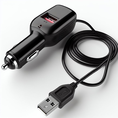 Câble adaptateur USB voiture 5V à 12V avec prise allume-cigare