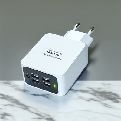 Chargeur rapide USB-C PD 100W GaN avec prise américaine
