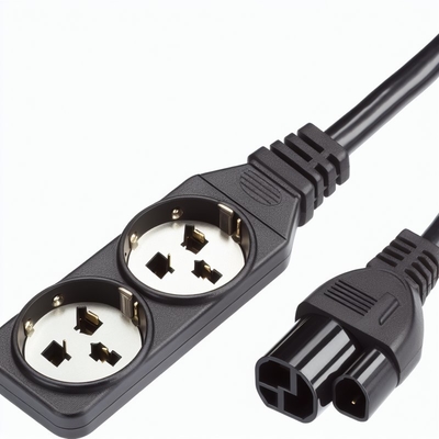 C20 à C13 double câble de séparateur de puissance 6ft 250V PVC noir