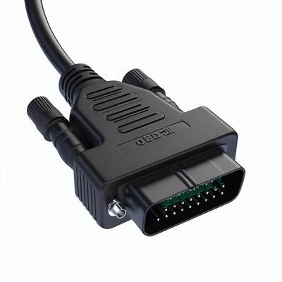 Cable d'adaptateur de diagnostic OBD-II à DB9 de 16 broches mâle à 9 broches en série