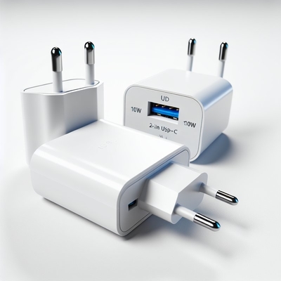 Chargeur mural USB-C 100W UE pour ordinateurs portables et appareils mobiles