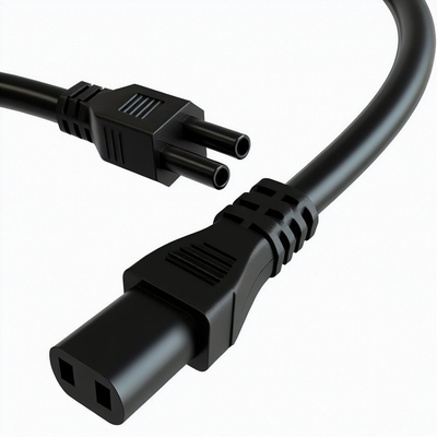 Câble d'alimentation IEC C5 vers C14 1,8 m 16AWG Noir pour ordinateur