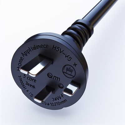 Royaume-Uni câble électrique à prise de courant 0,5 m H05VV-F 3 câble de base pour appareils électroménagers